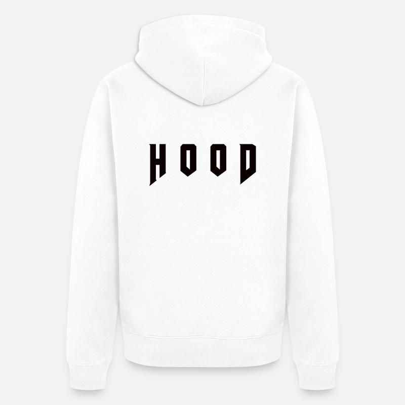 Capot - Veste à capuche bio Premium Unisexe - blanc