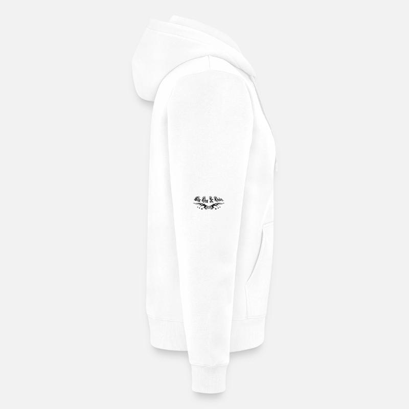 Skull / Skull 1c Halloween Vampire Unisex Premium Organic Zip Hoodie