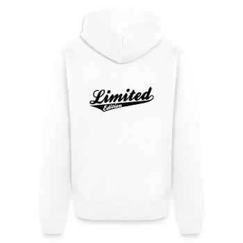 Limited Edition - Veste à capuche bio Premium Unisexe - blanc - Dos - Thijin (182cm)