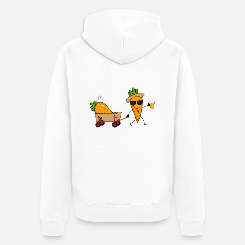 Marpinger Morde - Unisex Premium Bio Zip Hoodie - Weiß