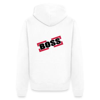 Capo - Veste à capuche bio Premium Unisexe - blanc - Dos - Thijin (182cm)