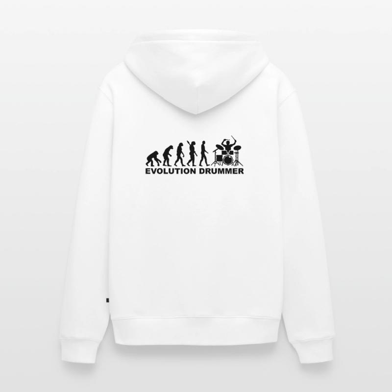 Evolution Drummer Veste à capuche bio Premium Unisexe