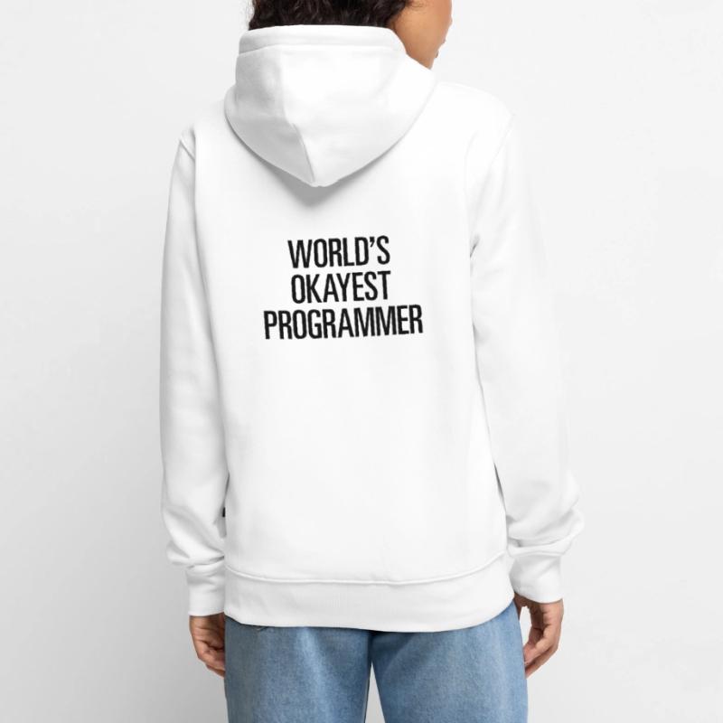 World's Okayest Programmer / Programmierer Unisex Premium Bio Zip Hoodie