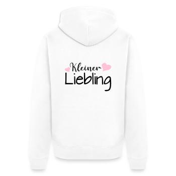 Kleiner Liebling - Unisex Premium Bio Zip Hoodie - Weiß - Hinten - Thijin (182cm)