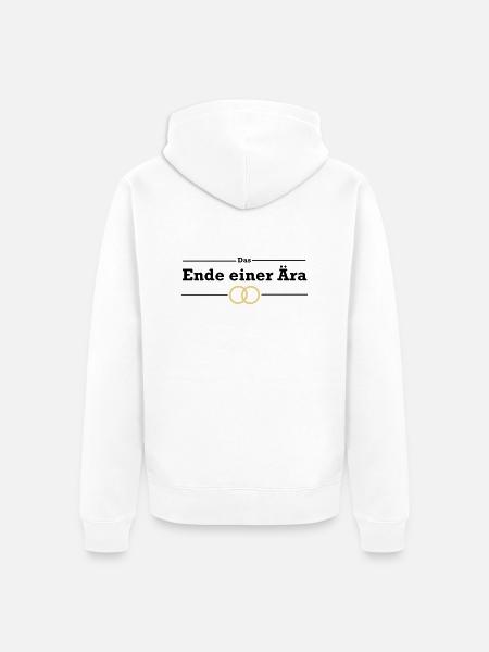 Junggesellenabschied - Unisex Premium Organic Zip Hoodie - white