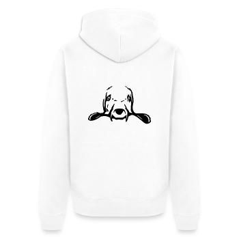 karpfen_1 - Veste à capuche bio Premium Unisexe - blanc - Dos - Thijin (182cm)
