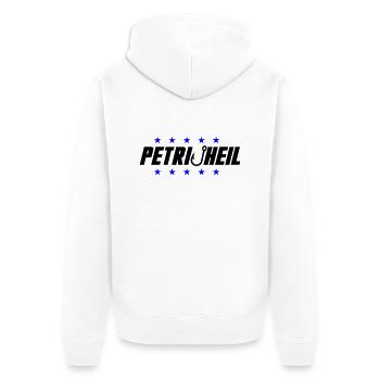 Petri Heil Angel Dicton - Veste à capuche bio Premium Unisexe - blanc - Dos - Thijin (182cm)