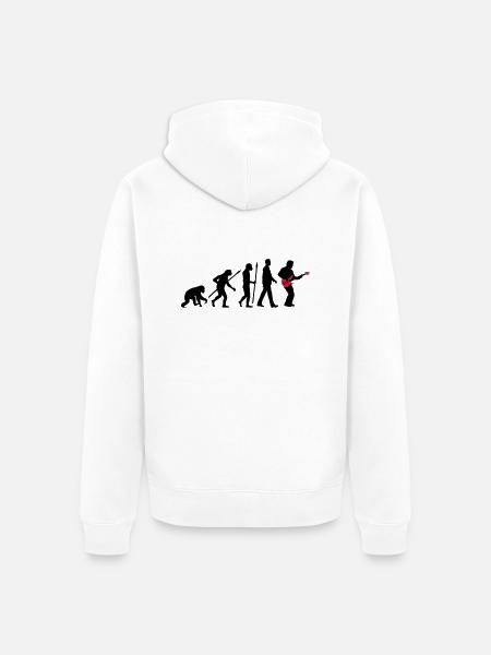 Evolution Basser 11_2017 - Unisex Premium Bio Zip Hoodie - Weiß