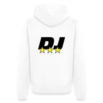 DJ ! - Veste à capuche bio Premium Unisexe - blanc - Dos - Thijin (182cm)