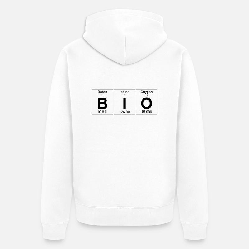 BIO (bio) - complet - Veste à capuche bio Premium Unisexe - blanc