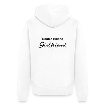 Limited Edition Girlfriend - Veste à capuche bio Premium Unisexe - blanc - Dos - Thijin (182cm)