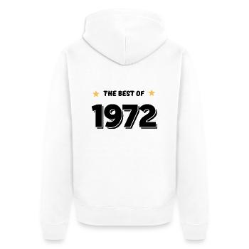 Best of 1972 - Veste à capuche bio Premium Unisexe - blanc - Dos - Thijin (182cm)