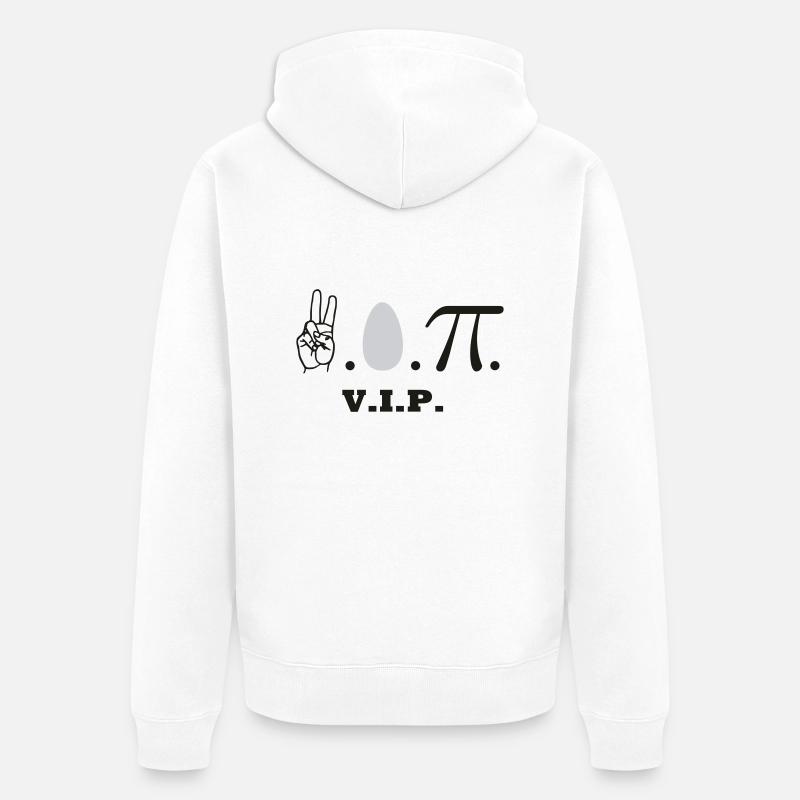 VIP - Veste à capuche bio Premium Unisexe - blanc