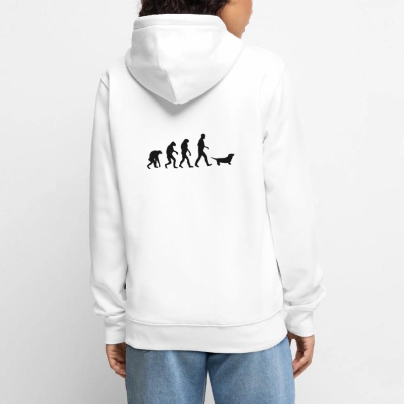 dackel evolution Unisex Premium Bio Zip Hoodie