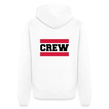 Crew - Veste à capuche bio Premium Unisexe - blanc - Dos - Thijin (182cm)