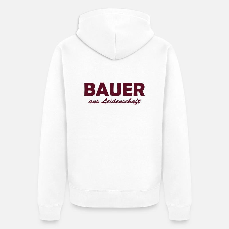 bauer - Veste à capuche bio Premium Unisexe - blanc