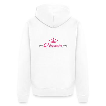 Prinzessin Pink - Veste à capuche bio Premium Unisexe - blanc - Dos - Thijin (182cm)