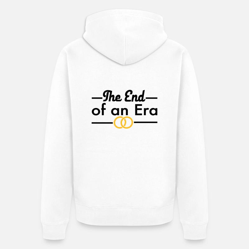 Junggesellenabschied - Unisex Premium Bio Zip Hoodie - Weiß