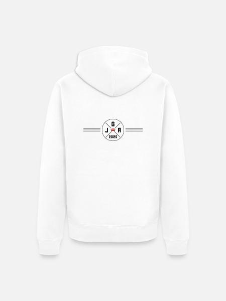 Jga 2025 Junggesellenabschied - Unisex Premium Bio Zip Hoodie - Weiß
