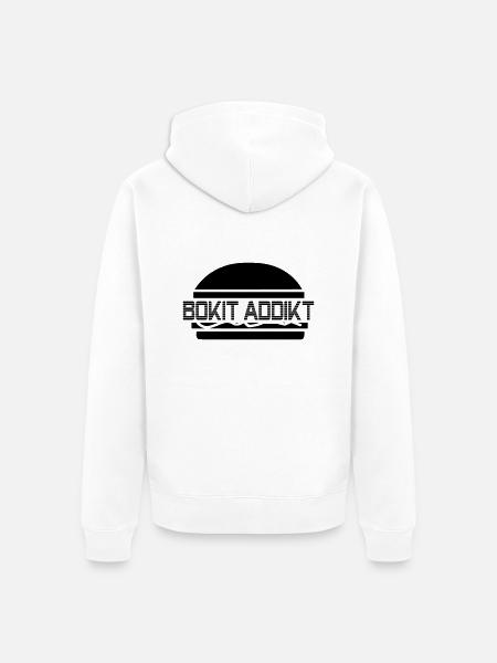 brandnewBOKIT ADDIKT - Veste à capuche bio Premium Unisexe - blanc