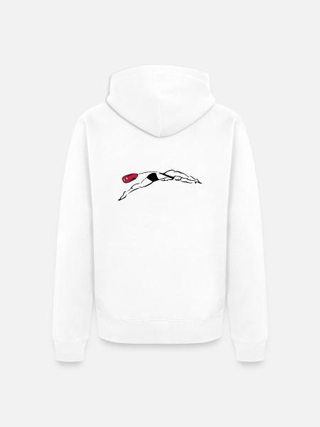 Lifeguard - Unisex Premium Bio Zip Hoodie - Weiß