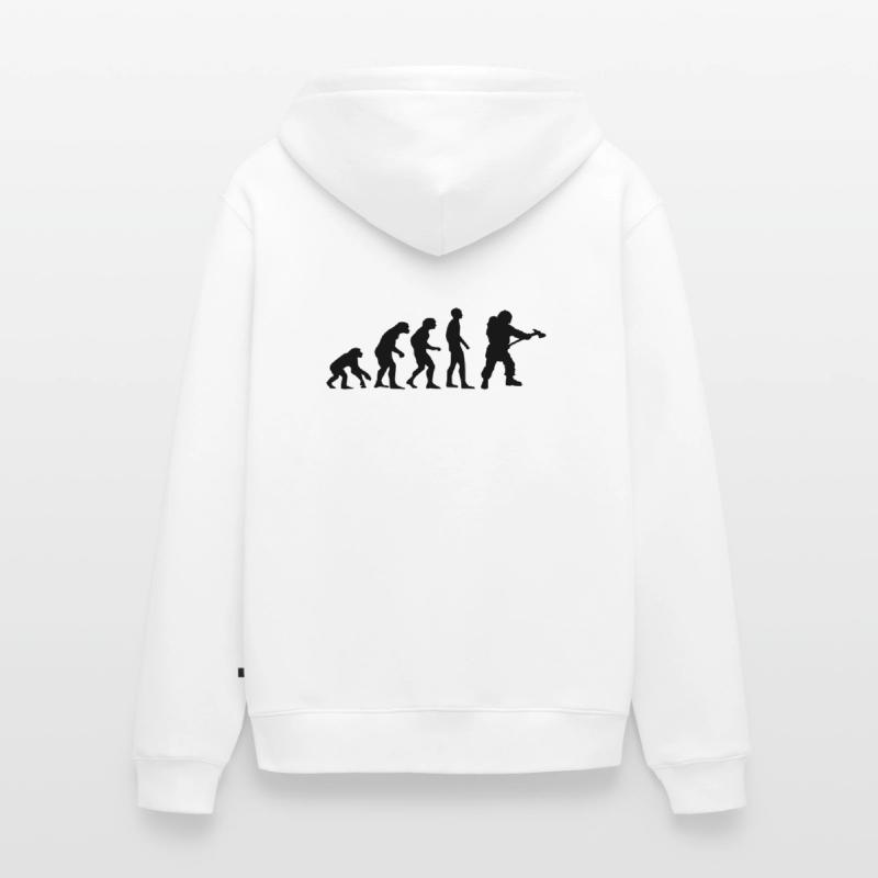 evolution pompier Veste à capuche bio Premium Unisexe