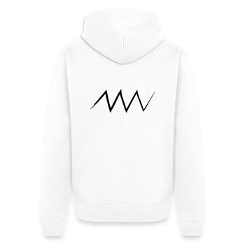 Rogue tines 1c Vicious Dog - Unisex Premium Organic Zip Hoodie - white - Back - Thijin (182cm)