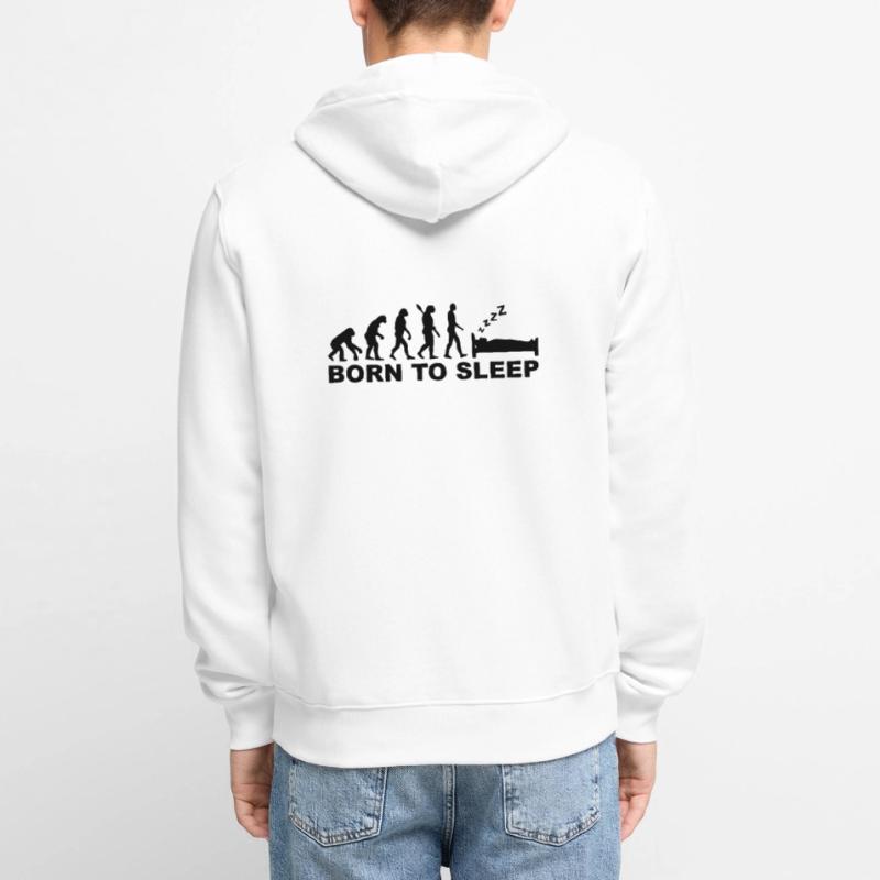 Evolution Dormir Veste à capuche bio Premium Unisexe