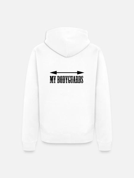 My Bodyguards - Unisex Premium Bio Zip Hoodie - Weiß
