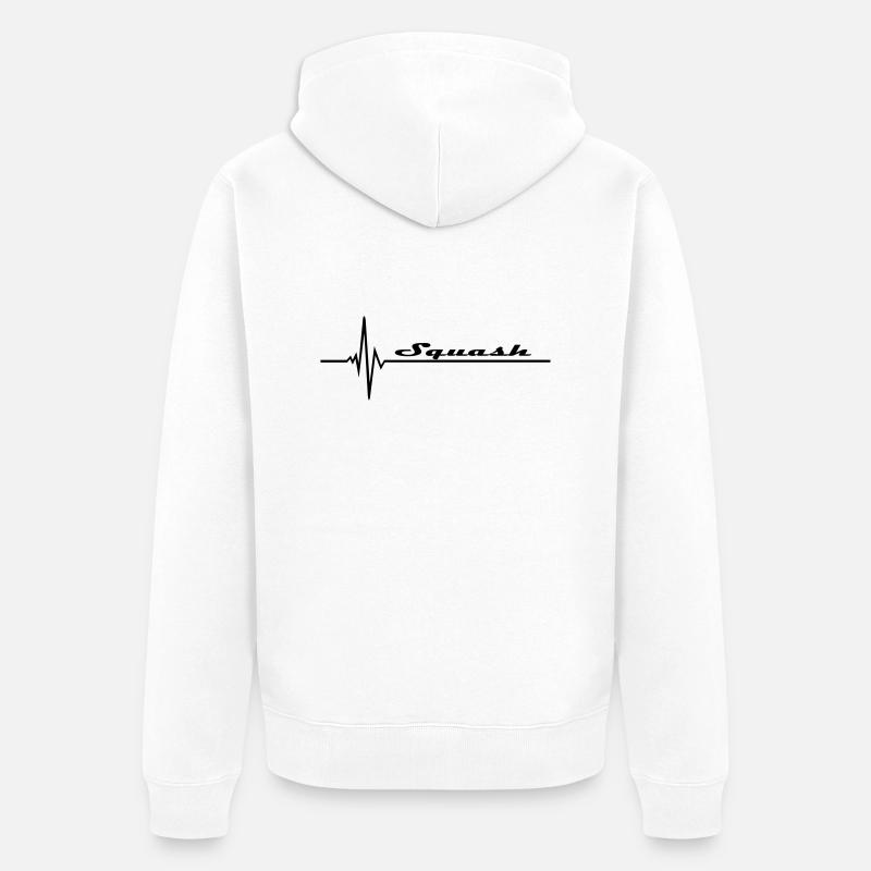 Squash - Veste à capuche bio Premium Unisexe - blanc