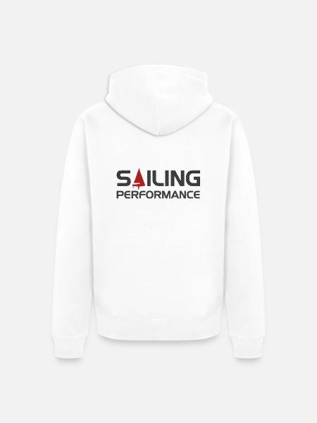Sailing Performance Carbon - Unisex Premium Bio Zip Hoodie - Weiß