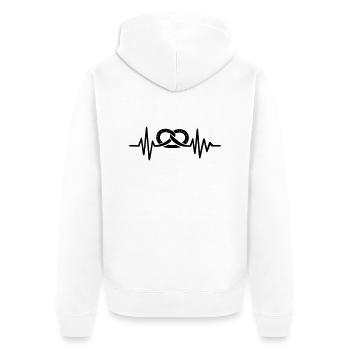 Boulanger - Veste à capuche bio Premium Unisexe - blanc - Dos - Thijin (182cm)