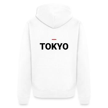 TOKYO - Veste à capuche bio Premium Unisexe - blanc - Dos - Thijin (182cm)