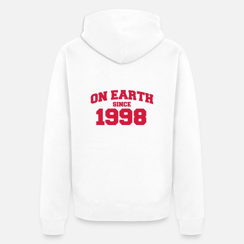 onearth1998 (fr) - Veste à capuche bio Premium Unisexe - blanc