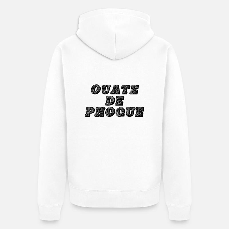 Ouate de phoque - Veste à capuche bio Premium Unisexe - blanc