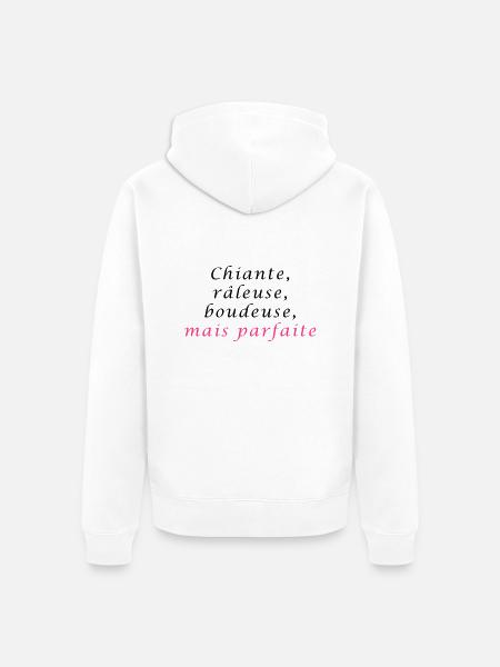 chiante - Veste à capuche bio Premium Unisexe - blanc