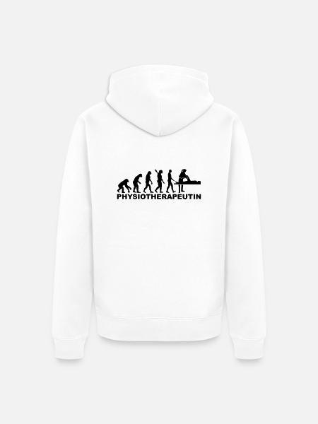Physiotherapeutin - Unisex Premium Bio Zip Hoodie - Weiß