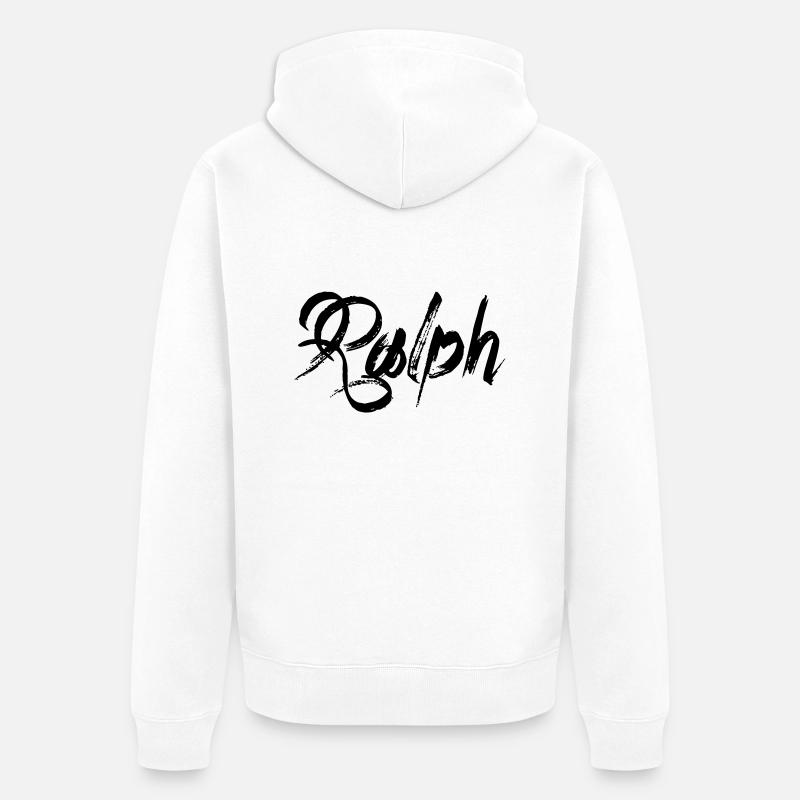 Ralph - Veste à capuche bio Premium Unisexe - blanc
