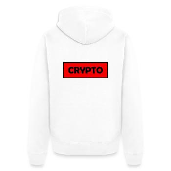 Bitcoin Trading Crypto Stocks - Veste à capuche bio Premium Unisexe - blanc - Dos - Thijin (182cm)