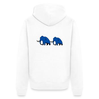Mammut 2 - Veste à capuche bio Premium Unisexe - blanc - Dos - Thijin (182cm)