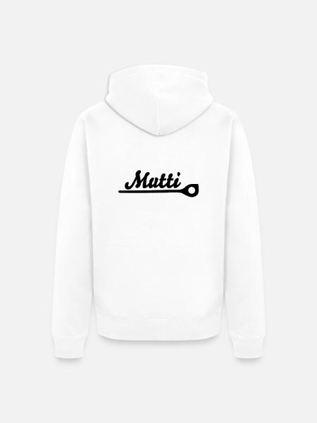 Cuisine de maman! - Veste à capuche bio Premium Unisexe - blanc