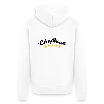 chef - Veste à capuche bio Premium Unisexe - blanc - Dos - Thijin (182cm)