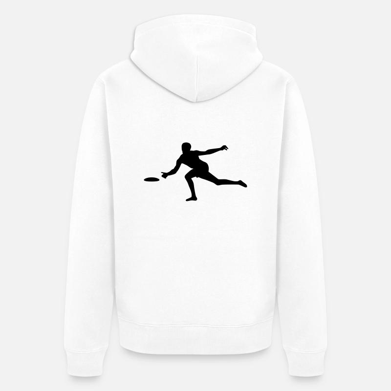 Discgolf - Veste à capuche bio Premium Unisexe - blanc