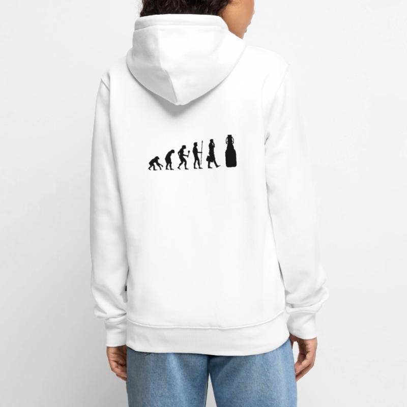 Alkohol - Evolution Bier Unisex Premium Bio Zip Hoodie