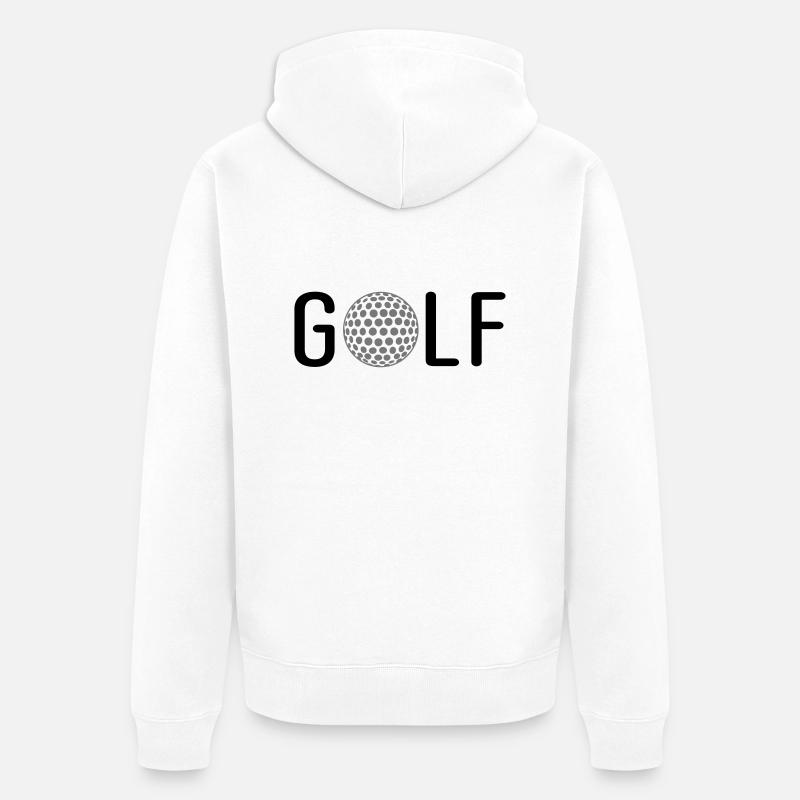 Le golf - Veste à capuche bio Premium Unisexe - blanc