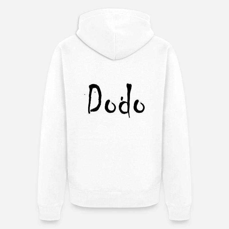 dodo - Veste à capuche bio Premium Unisexe - blanc