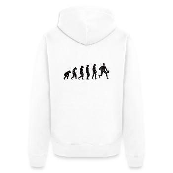 Club de basket-ball Amateurs de basket-ball Joueurs de basket-ball - Veste à capuche bio Premium Unisexe - blanc - Dos - Thijin (182cm)