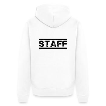 Personnel - Veste à capuche bio Premium Unisexe - blanc - Dos - Thijin (182cm)