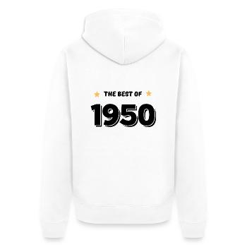 Best of 1950 - Veste à capuche bio Premium Unisexe - blanc - Dos - Thijin (182cm)