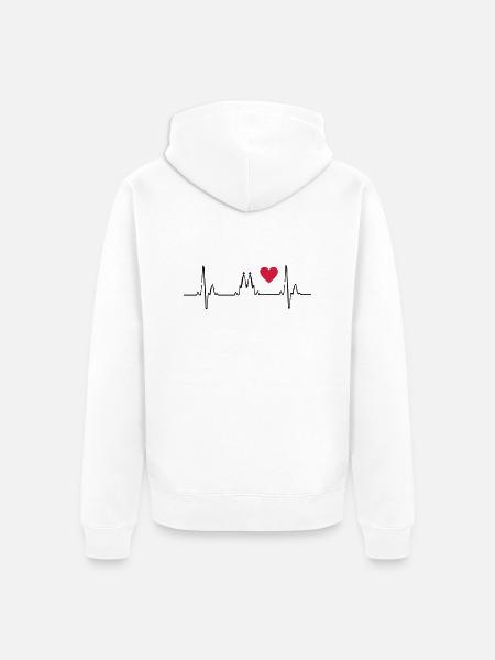 Köln - Unisex Premium Bio Zip Hoodie - Weiß